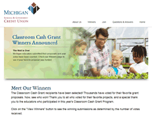 Tablet Screenshot of classroomcash.org